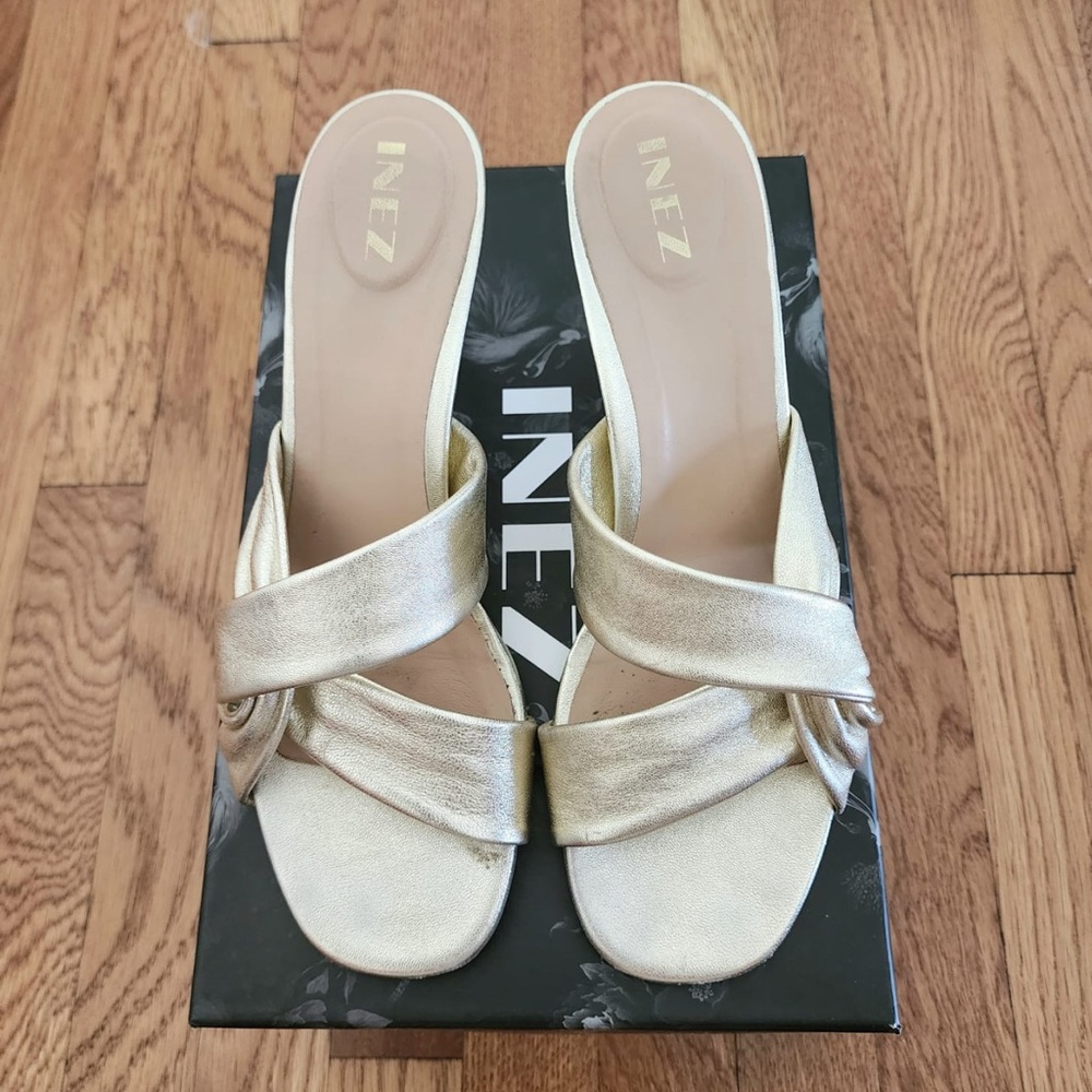 Inez Gold Women's Sandals